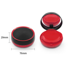 Red and black air cushion box round 15g concealer air cushion box BB cream cosmetic packaging material air cushion box makeup packaging material
