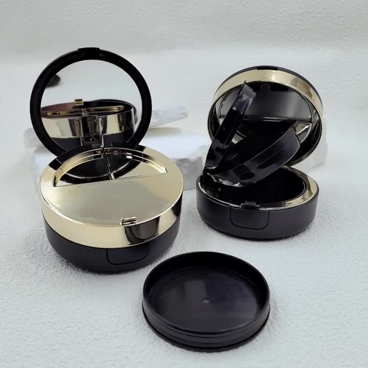 Hot selling double layer air cushion 12+8 powder blush integrated packaging material fast production period can be customized