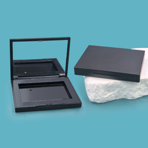 Square flip mirror blush box packaging empty box eyeshadow box high gloss honey powder box cosmetics packaging material