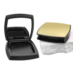 Mirror square powder box brightening highlight contour blush packaging tray cosmetic packaging material customization