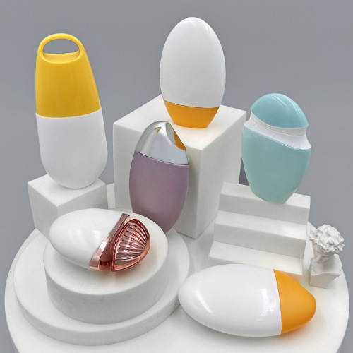 50ml missing corner sunscreen bottle press isolation sunscreen lotion bottle hand cream plastic bottle cosmetic packaging material