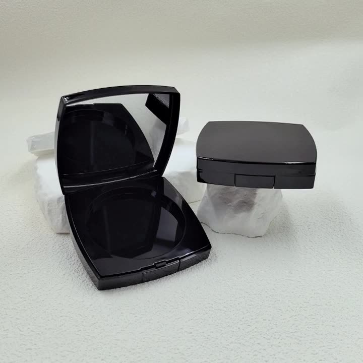 Packaging material powder box square single compartment cosmetics blush contour concealer empty box brand homemade