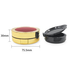Red top plate gold-plated round air cushion box BB cream foundation liquid packaging box cosmetic packaging container