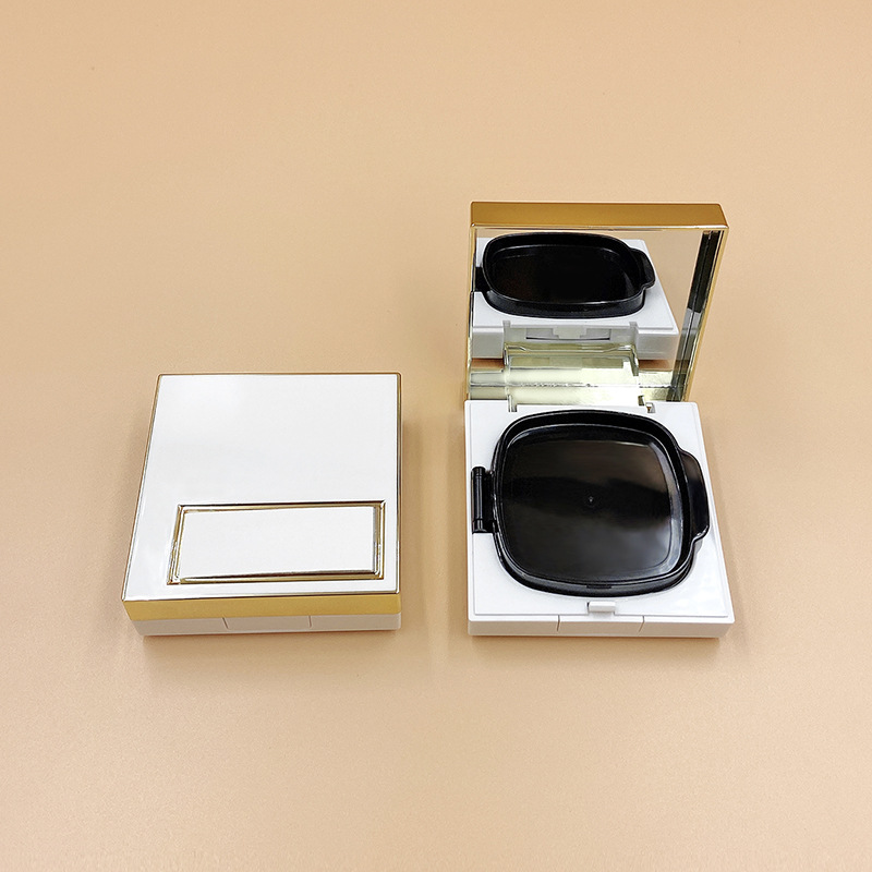 Korean hot-selling square gold-rimmed air cushion box cosmetic packaging air cushion quadrilateral air cushion bb cream packaging box