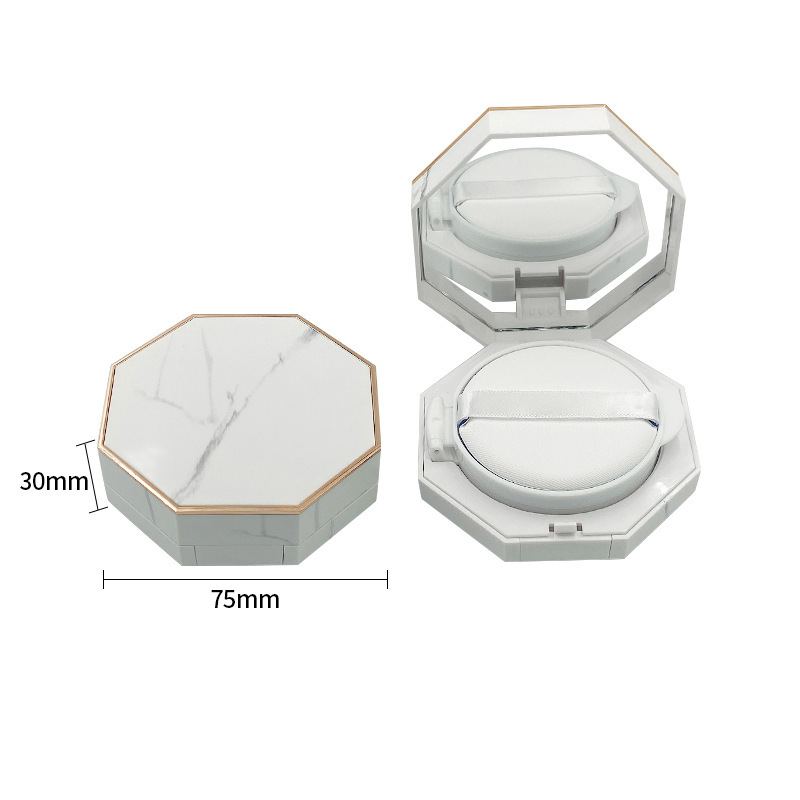 ABS 15g octagonal air cushion box BB cream liquid foundation air cushion empty box cosmetic packaging container