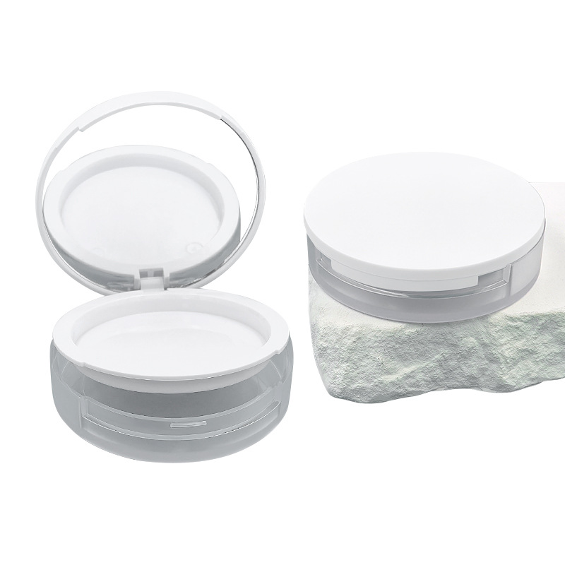 Magnetic false eyelash storage box apple white single layer double layer portable mirror blush