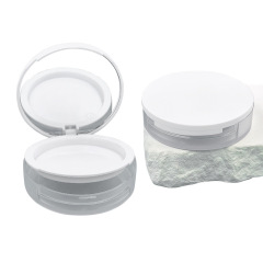 Magnetic false eyelash storage box apple white single layer double layer portable mirror blush