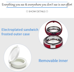 Diamond feather air cushion box lace air cushion bb box empty box frosted liquid foundation plastic bottle custom air cushion box