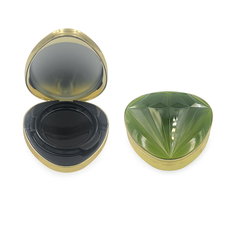 High-grade triangular diamond top piece magnetic buckle BB cream air cushion empty box liquid foundation packaging box makeup