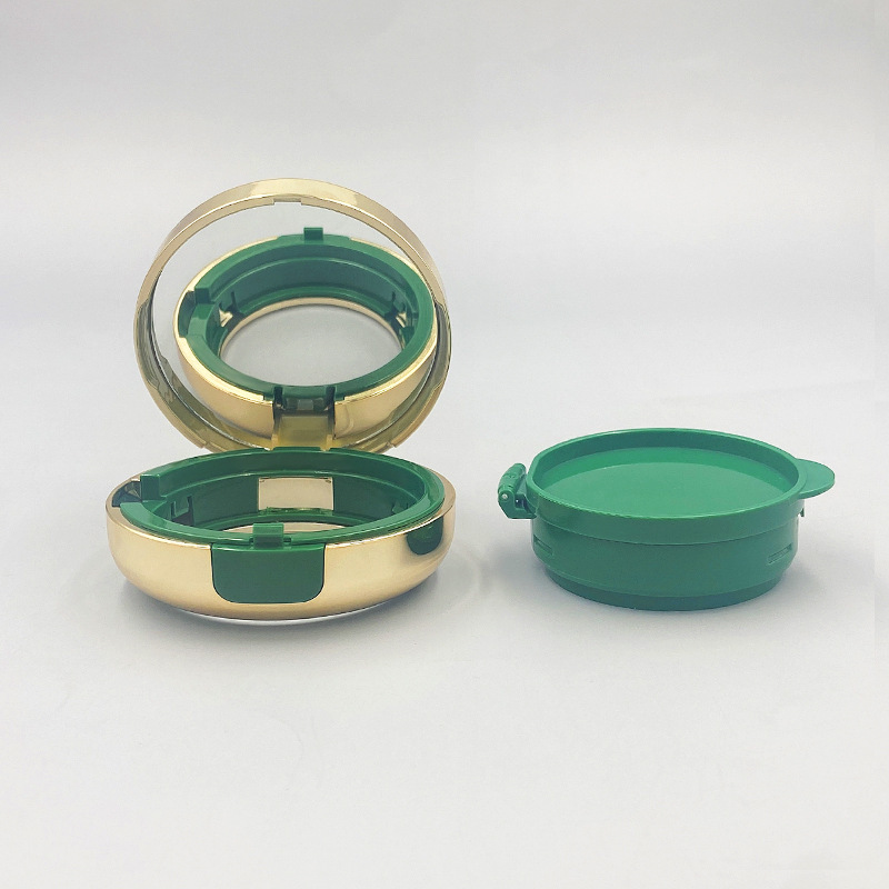 Emerald green air cushion box cosmetic liquid foundation BB cream packaging box air cushion empty box packaging material