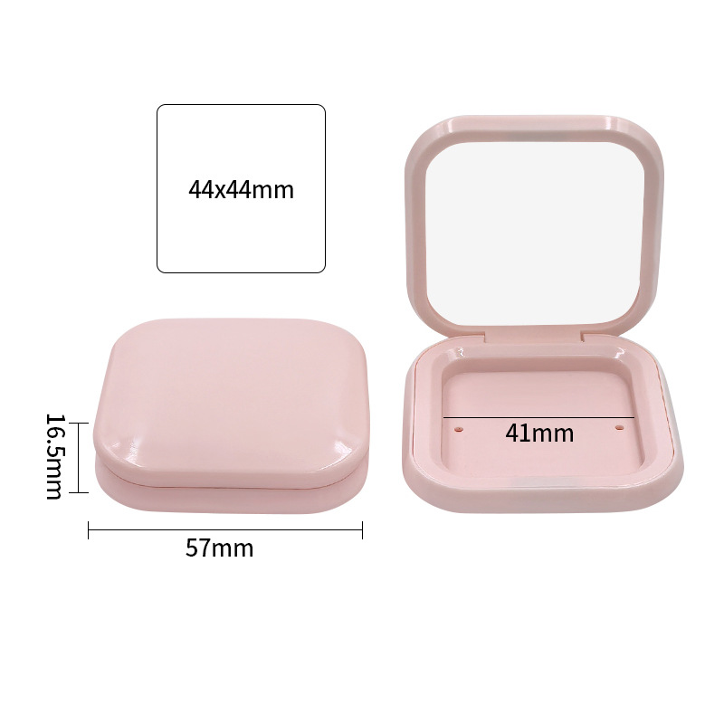 Magnetic 5g same style cream box with mirror blush box plastic packaging material high-end perfume solid perfume