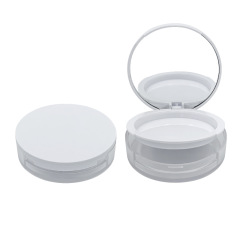Magnetic false eyelash storage box apple white single layer double layer portable mirror blush