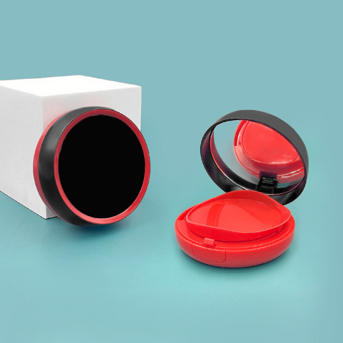 Red and black air cushion box round 15g concealer air cushion box BB cream cosmetic packaging material air cushion box makeup packaging material