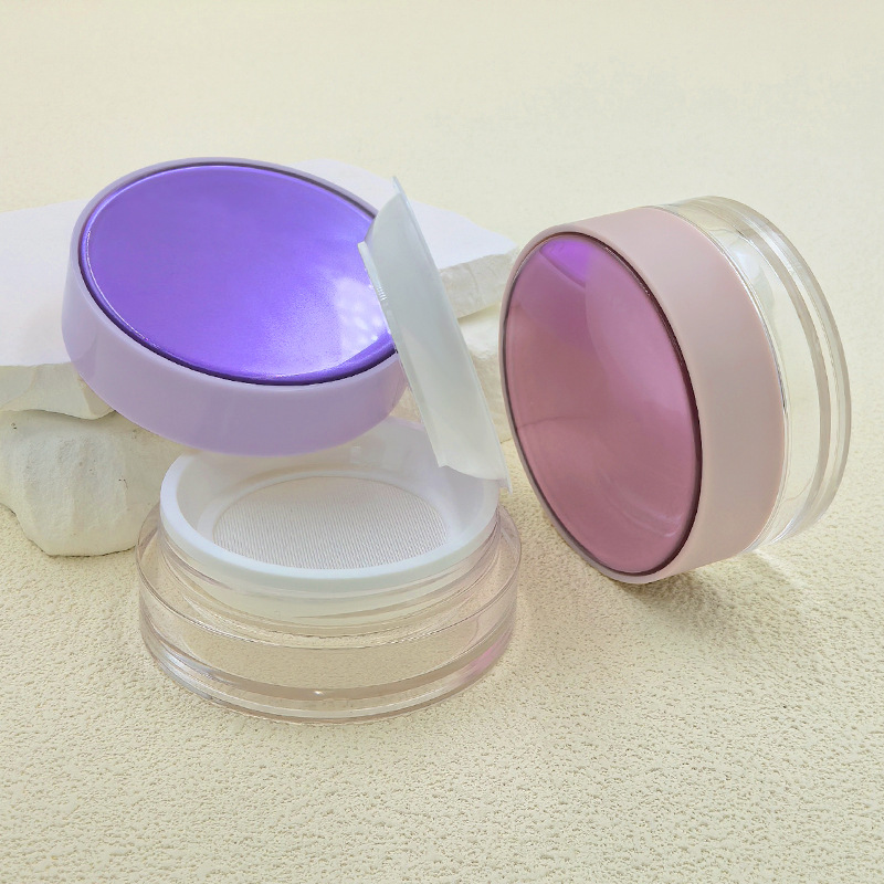 Loose powder box packaging material compartment elastic net loose powder packaging box does not leak powder setting powder box honey powder packaging box