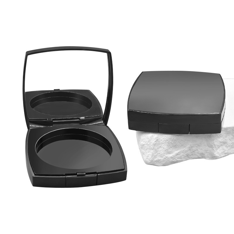 Packaging material powder box square single compartment cosmetics blush contour concealer empty box brand homemade
