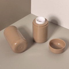 Blush stick 5g powder tube plastic round blush stick lipstick tube lip cheek dual-purpose makeup packaging material