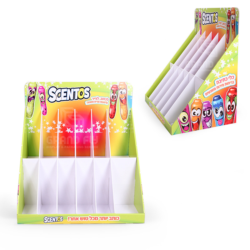 Factory customized stationery paper display box for the school season