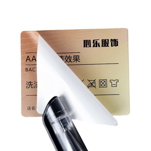 Printing double-layer labels Self-adhesive double-sided printing labels PVC label stickers production on-demand drawing proofing