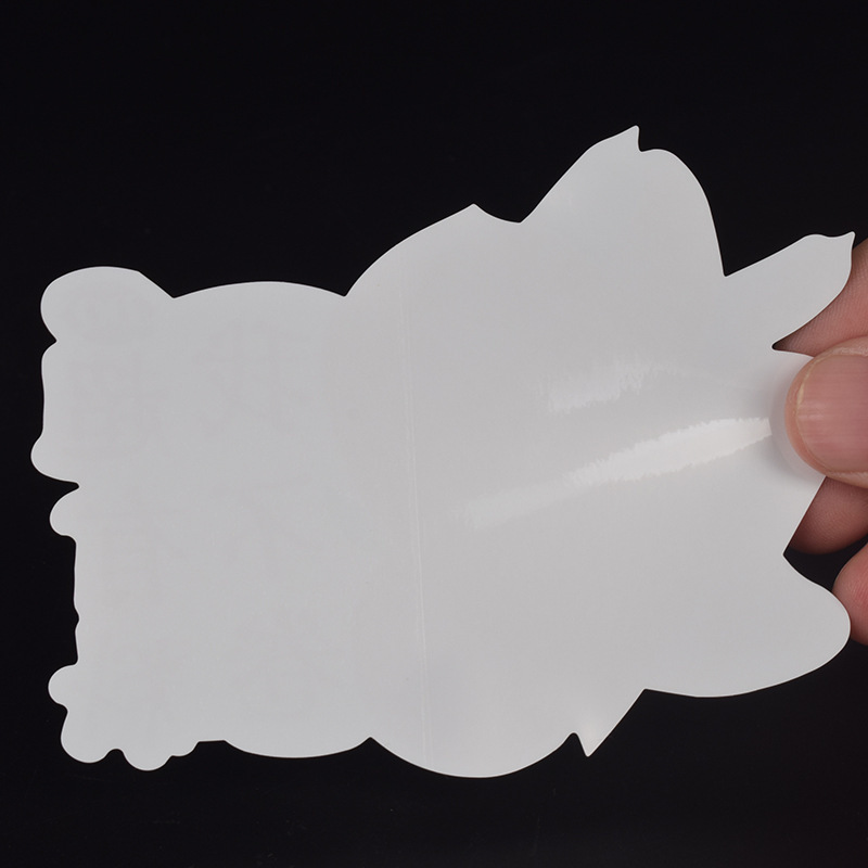 Label sticker discount logo product discount special-shaped self-adhesive label semi-adhesive sticker manufacturer