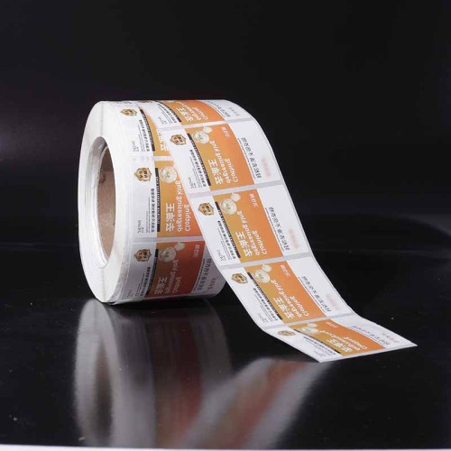 Washing and care label waterproof PVC sticker printing logo shampoo shower gel hand soap label printing manufacturer