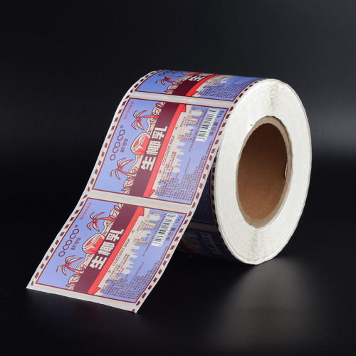 Freeze-dried powder self-adhesive label printing stickers Food and beverage trademark printing matt film roll self-adhesive stickers