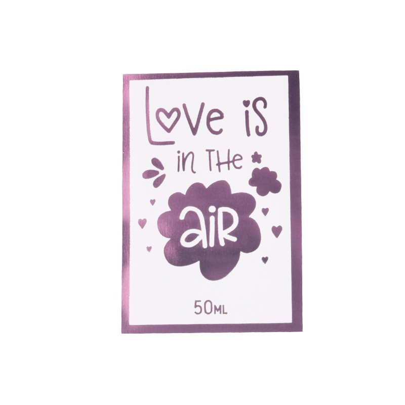 Color hot stamping sticker production Self-adhesive label sticker waterproof cute self-adhesive sticker printing factory