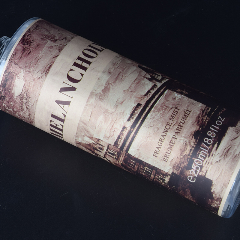 Retro sticker wine bottle wine label sticker daily chemical food and beverage red wine PVC label sticker
