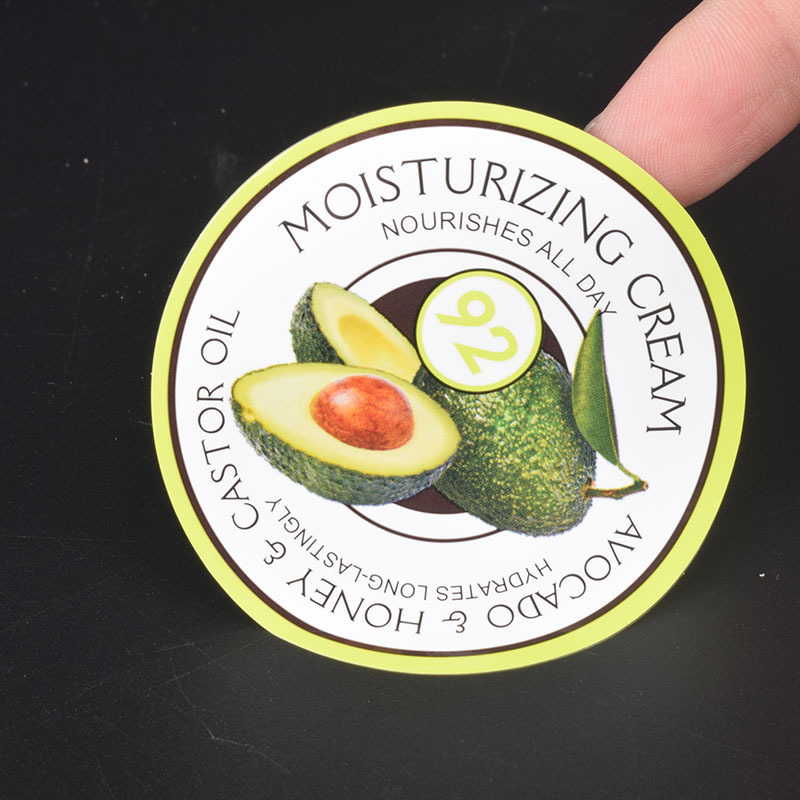 Daily chemical PVC label stickers Food packaging logo trademark printing coated paper self-adhesive label sticker production
