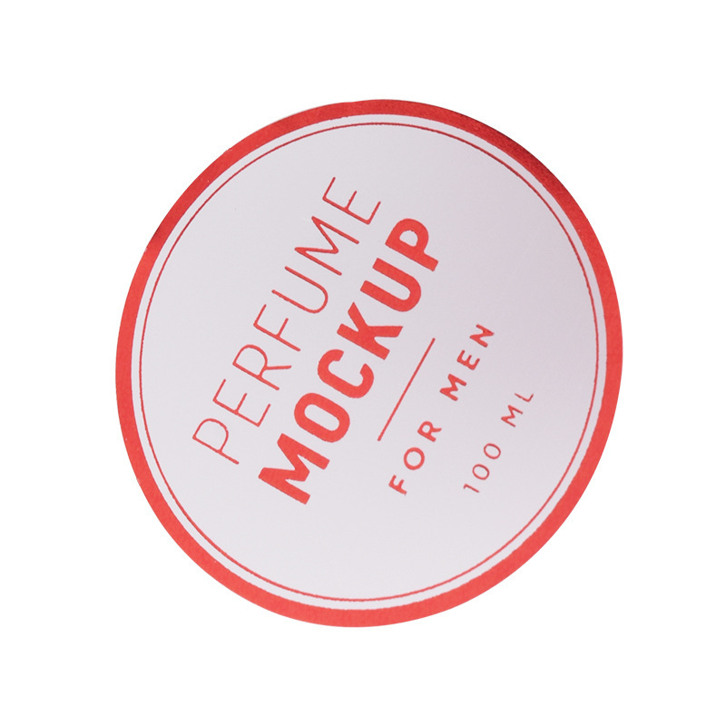 Custom transparent self-adhesive label pvc sticker hot stamping waterproof trademark LOGO printing transparent self-adhesive sticker