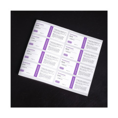 PVC label stickers custom logo transparent PVC waterproof stickers label stickers manufacturers printing wholesale