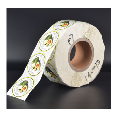 Daily chemical PVC label stickers Food packaging logo trademark printing coated paper self-adhesive label sticker production