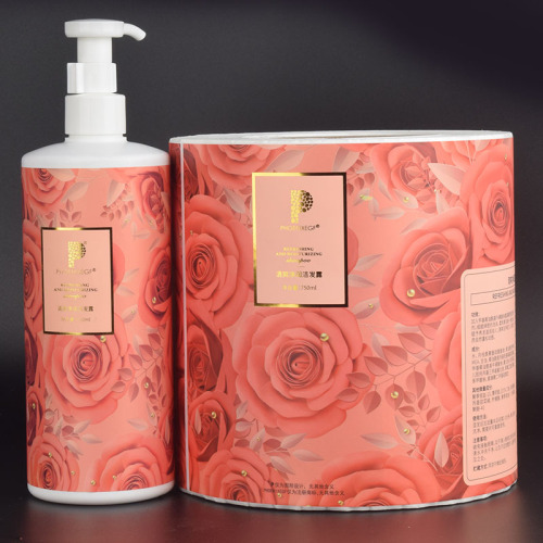 Matt film roll self-adhesive label sticker cosmetic packaging trademark sticker printing pvc self-adhesive label