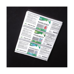 Coated paper pharmaceutical labels, manufacturers printing labels, cosmetic labels, self-adhesive laminating film stickers