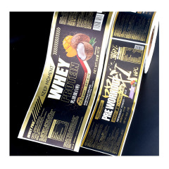 Health care product label sticker roll label light silver matte film self-adhesive pharmaceutical cosmetics laser label sticker printing
