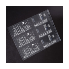 Transparent label roll self-adhesive label PVC strong adhesive label sticker source manufacturer roll label custom/made