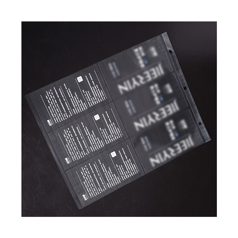 Transparent label roll self-adhesive label PVC strong adhesive label sticker source manufacturer roll label custom/made