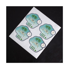 Food label snack sticker daily chemical label sticker adhesive roll label advertising sticker pvc adhesive