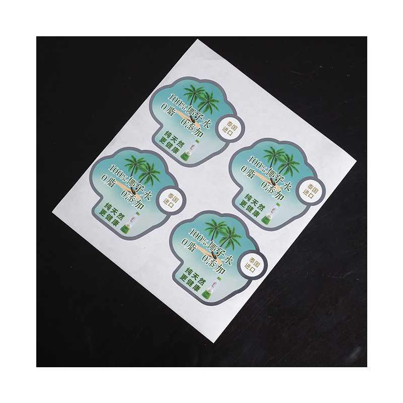 Food label snack sticker daily chemical label sticker adhesive roll label advertising sticker pvc adhesive