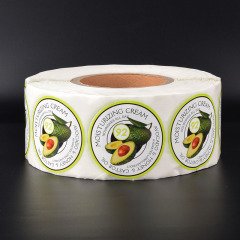 Daily chemical PVC label stickers Food packaging logo trademark printing coated paper self-adhesive label sticker production