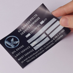 Electrostatic film label sticker PVC self-adhesive printing Self-adhesive label color mirror reverse printing film printing