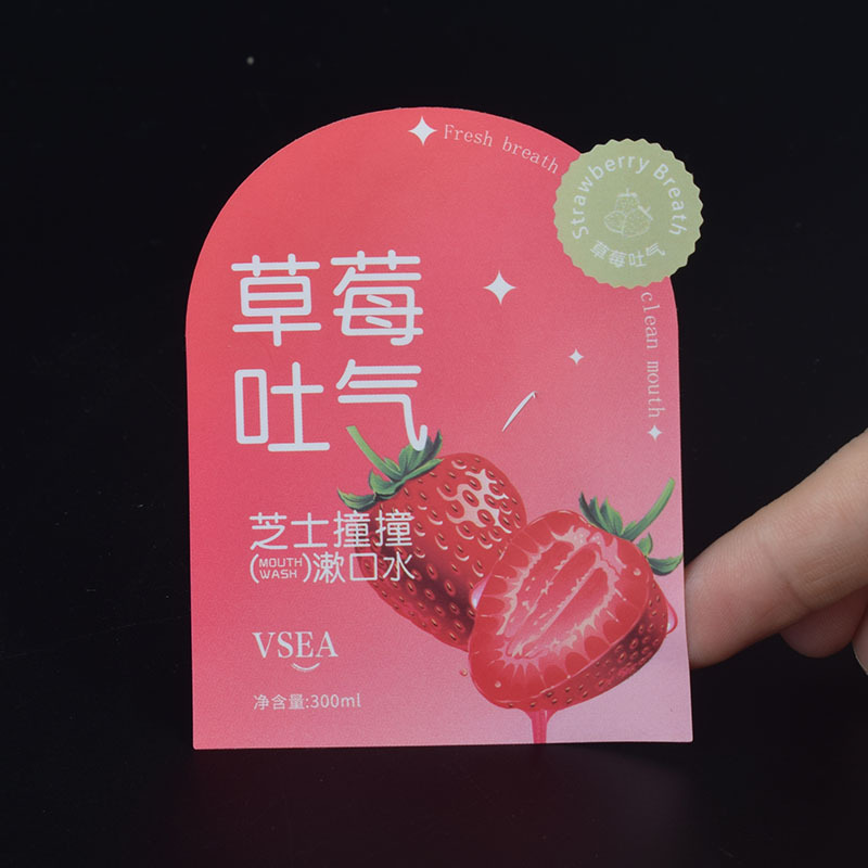 Freeze-dried powder self-adhesive label printing stickers Food and beverage trademark printing matt film roll self-adhesive stickers