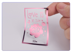 Color hot stamping sticker production Self-adhesive label sticker waterproof cute self-adhesive sticker printing factory