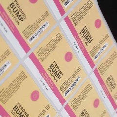 PVC label stickers custom logo transparent PVC waterproof stickers label stickers manufacturers printing wholesale