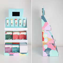 Customized paper office supplies paper display box white cardboard assembly folding printing
