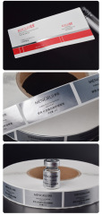 Freeze-dried powder label skin care product sticker pvc sticker cosmetic sticker manufacturer supply