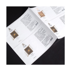 Skin care beauty label cosmetic label sticker printing advertising sticker color on-demand printing
