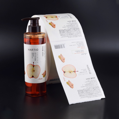 Color roll self-adhesive label sticker logo product price label PVC self-adhesive printing copper plate label