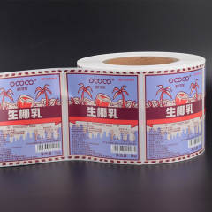 Freeze-dried powder self-adhesive label printing stickers Food and beverage trademark printing matt film roll self-adhesive stickers
