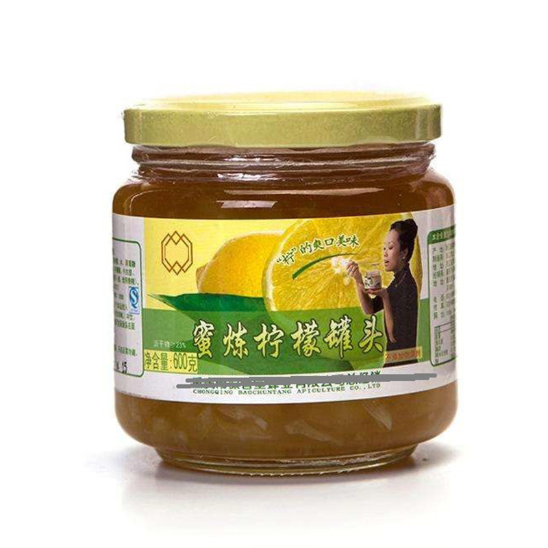 PVC waterproof canned food self-adhesive label stickers custom glass jar fruit synthetic paper label stickers printing