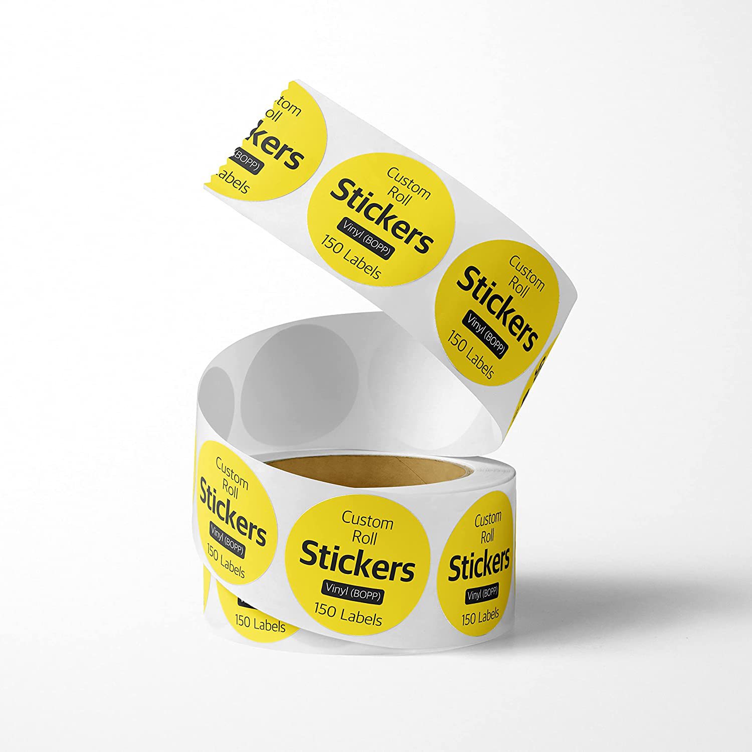 Round self-adhesive label stickers custom roll thank you gift decoration thank you stickers sealing stickers